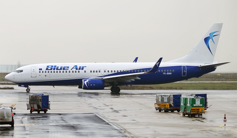 Szeptember 12-éig felfüggeszti minden romániai járatait a Blue Air
